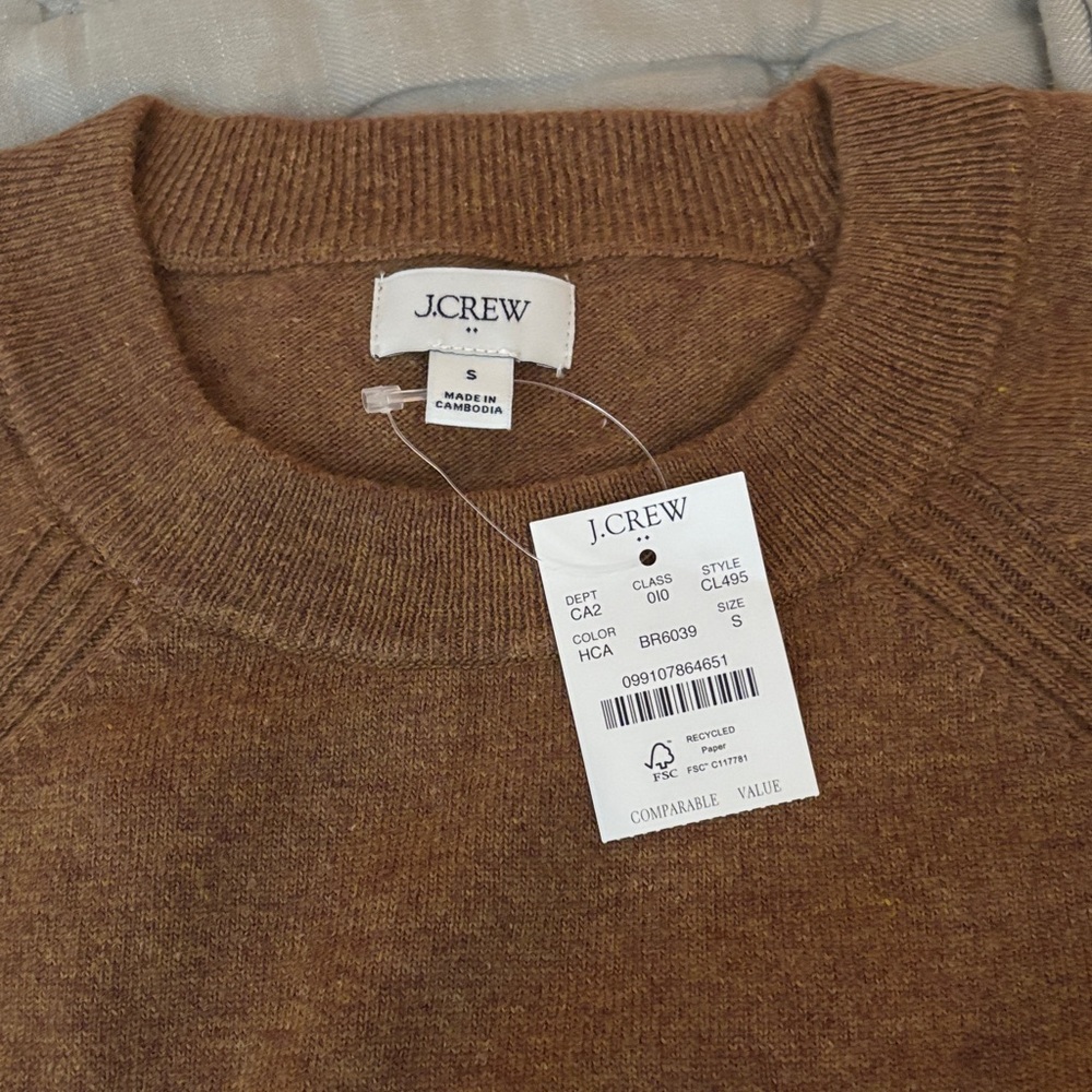 J. Crew Women’s Camel Sweater - Picture 2 of 5